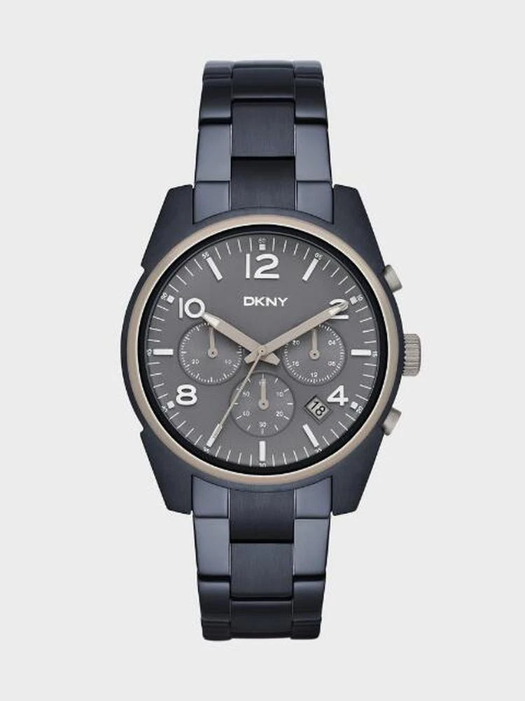 商品DKNY|Crosby Blue Metal Chronograph Watch,价格¥1746,第2张图片详细描述