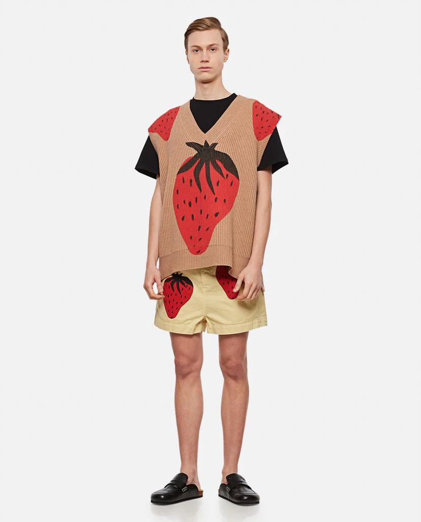 商品JW Anderson|EMBROIDERED STRAWBERRY JWA T-SHIRT,价格¥1434,第2张图片详细描述