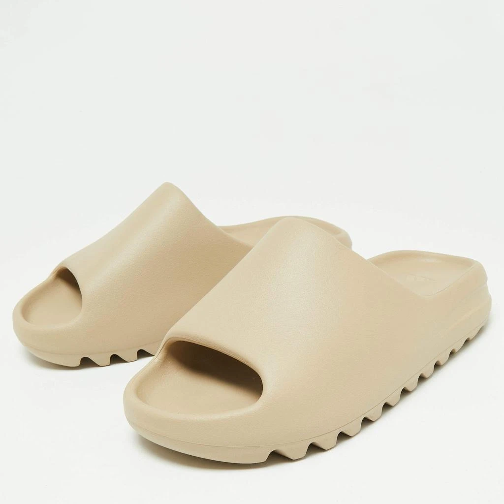 商品YEEZY|Yeezy x Adidas Beige Rubber Slide Pure Sandals Size 42,价格¥2669,第2张图片详细描述