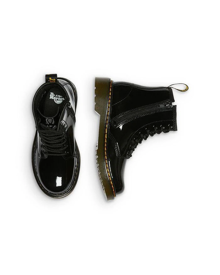 商品Dr. Martens|Girls' 1460 Patent Lace & Zip Up Boots - Toddler, Little Kid,价格¥555,第2张图片详细描述