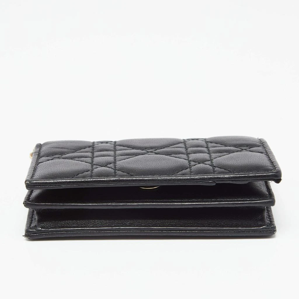 Dior Black Cannage Leather Mini Lady Dior Card Case 商品