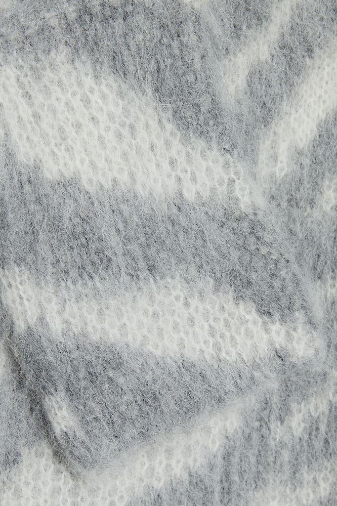 Ladybeetle zebra-print alpaca-blend sweater商品第4张图片规格展示