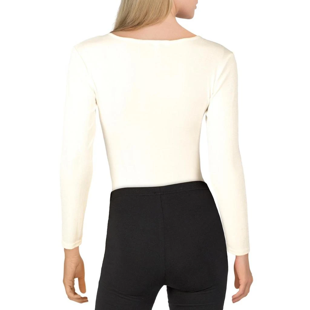 商品Vince|Vince Womens Crossover Long Sleeves Bodysuit,价格¥146,第3张图片详细描述
