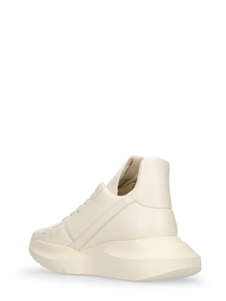 商品Rick Owens|Geth Runner Grain Leather Sneakers,价格¥6798,第3张图片详细描述