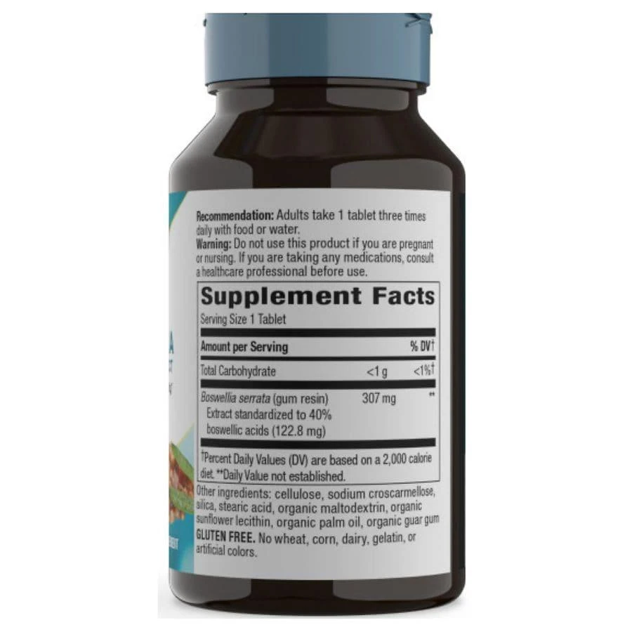 商品Nature's Way|Boswellia Tablets,价格¥122,第5张图片详细描述