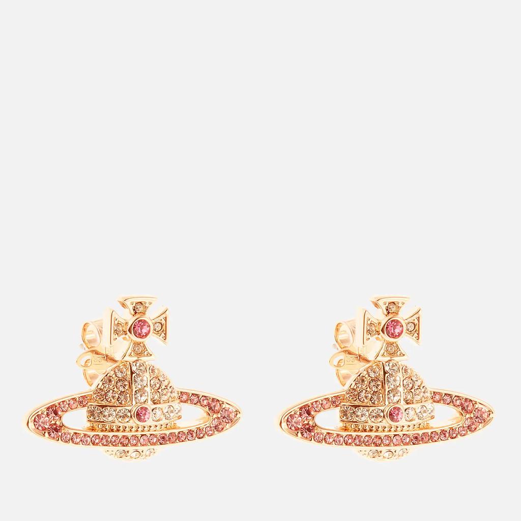 Vivienne Westwood Kika Gold-Tone and Crystal Earrings商品第2张图片规格展示