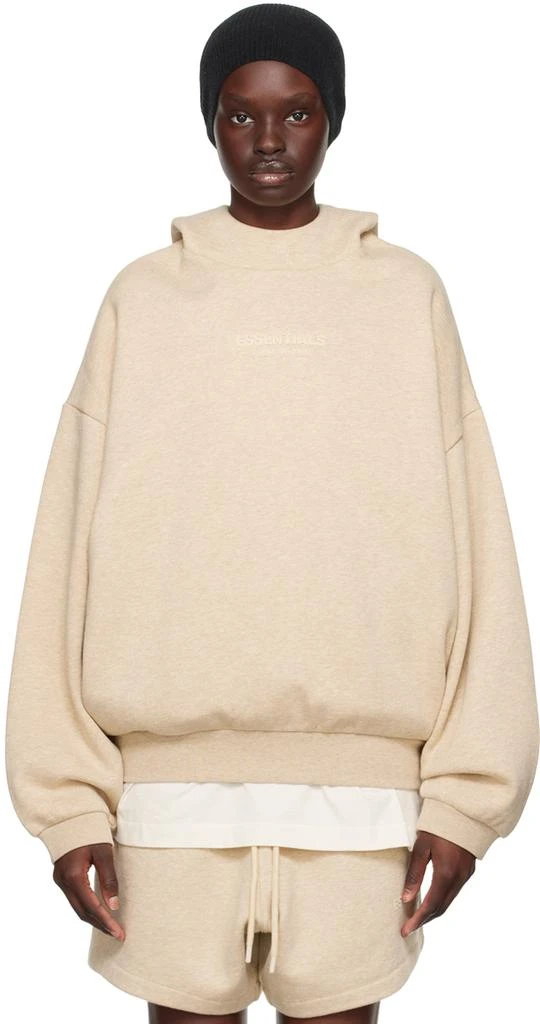 商品Essentials|Beige Bonded Hoodie,价格¥590,第1张图片