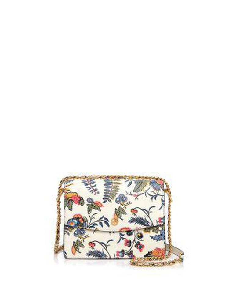 商品Tory Burch|Parker Convertible Floral Leather Shoulder Bag  ,价格¥2977,第1张图片