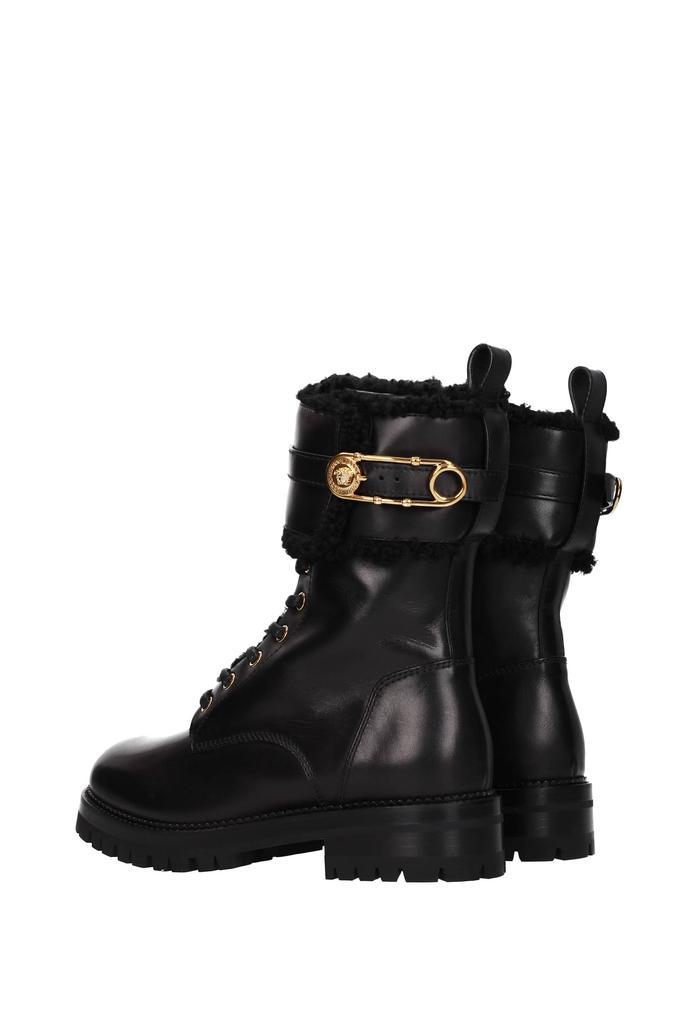 商品Versace|Ankle boots Leather Black,价格¥4357,第6张图片详细描述