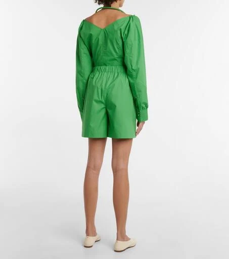 商品Nanushka|Megan cotton poplin shorts,价格¥1281,第3张图片详细描述