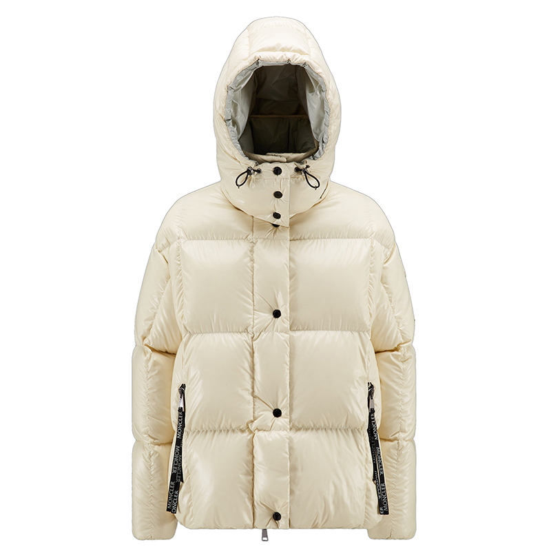 Moncler/蒙克莱 22年秋冬新款 Parana系列 女士象牙色/暖灰色短款衬垫羽绒服夹克H20931A0006568950065商品第1张图片规格展示