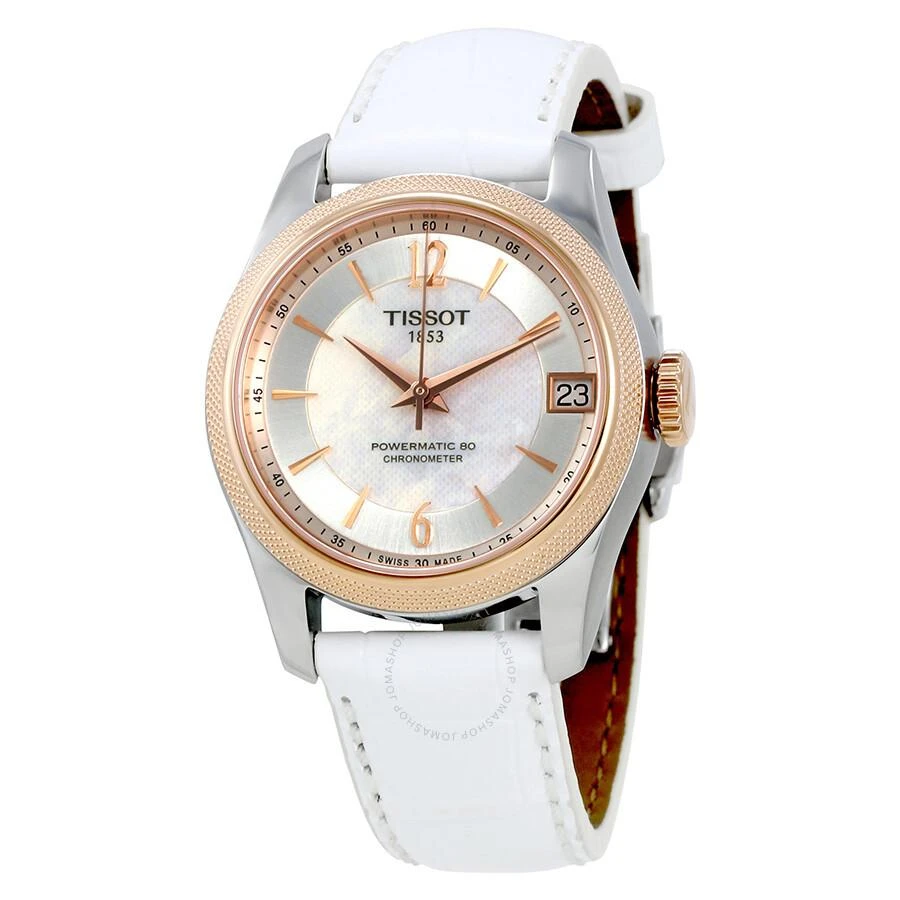 商品Tissot|珍珠贝母女士机械手表 30mm T108.208.26.117.00,价格¥2299,第1张图片