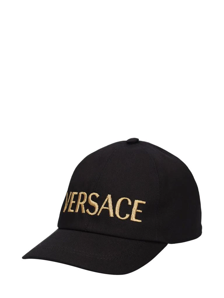 商品Versace|Embroidered Cotton Drill Baseball Hat,价格¥884,第1张图片