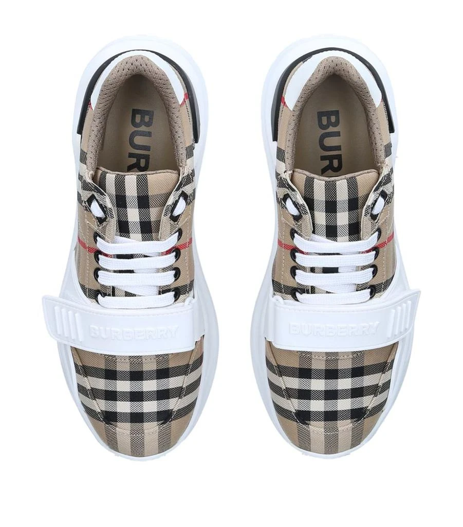 商品Burberry|New Regis Vintage Check Sneakers,价格¥6563,第5张图片详细描述