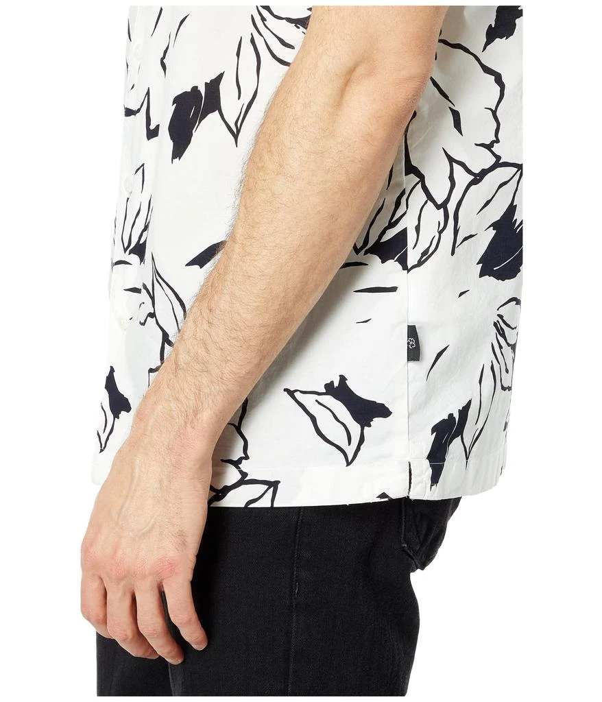 商品Ted Baker London|Ashby Short Sleeve Floral Outline Printed Shirt,价格¥666,第3张图片详细描述