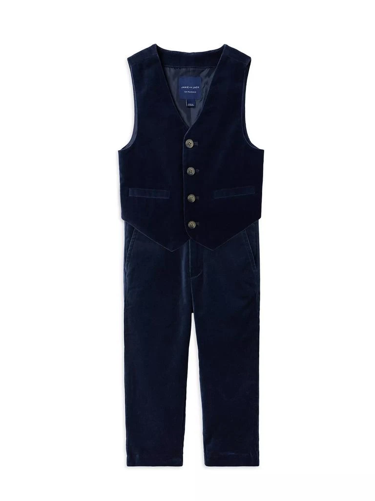 商品Janie and Jack|Baby Boy's, Little Boy's & Boy's The Velvet Party Vest,价格¥362,第2张图片详细描述