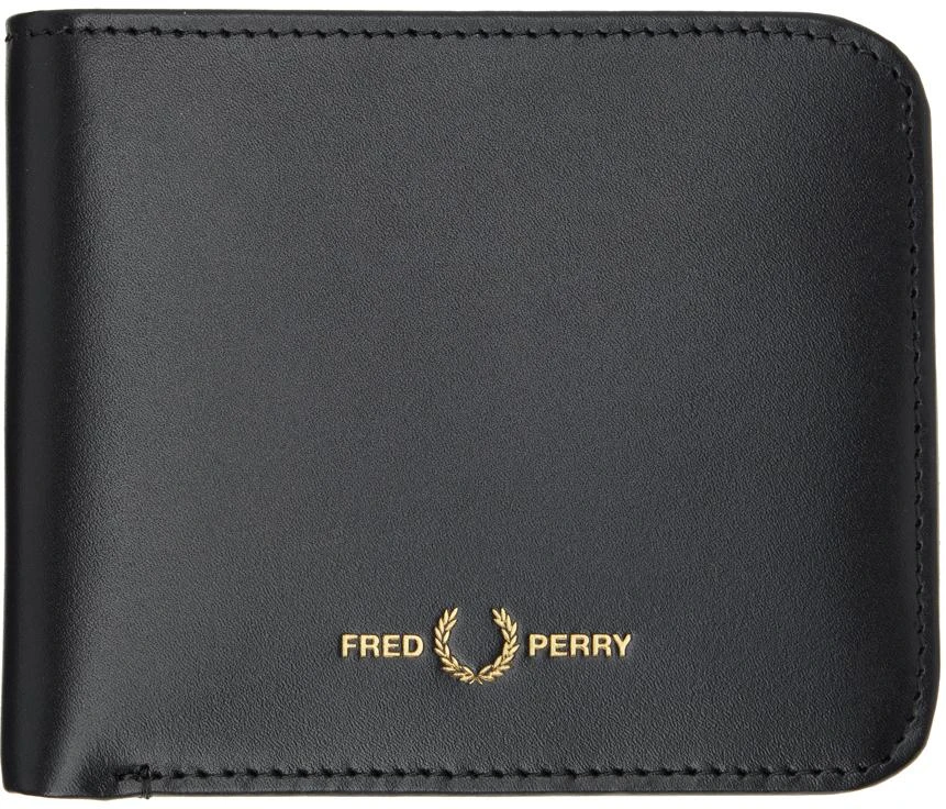 商品Fred Perry|Black Stamped Bifold Wallet,价格¥413,第1张图片
