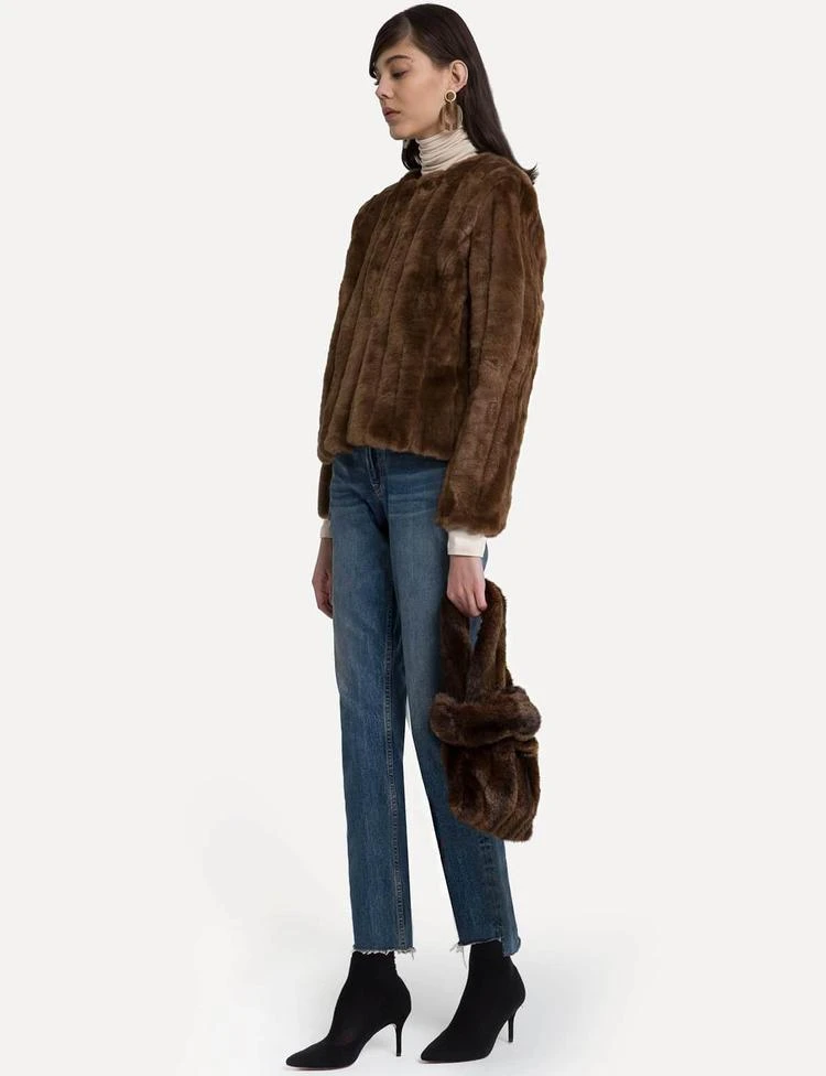 Lined Mink Faux Fur Jacket 商品