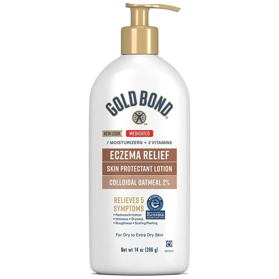 商品Gold Bond|Medicated Eczema Relief Skin Protectant Lotion Fragrance Free,价格¥161,第1张图片