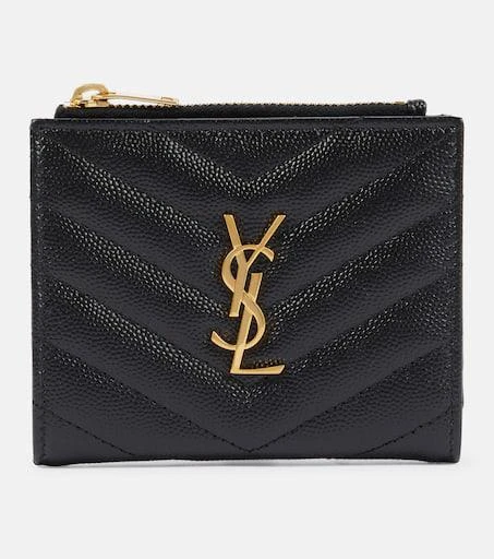 商品Yves Saint Laurent|Monogram zipped leather wallet,价格¥4120,第1张图片