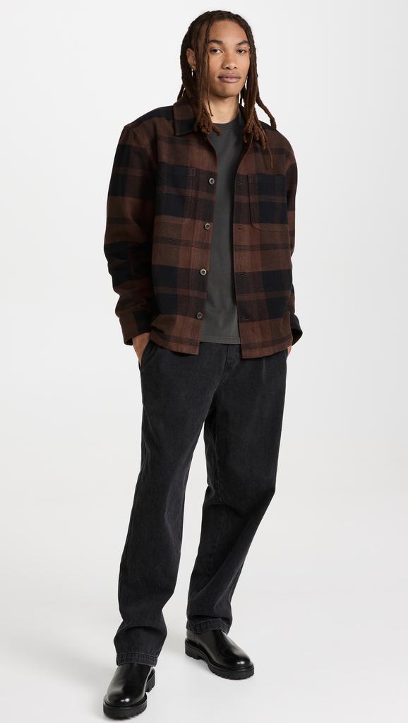 Madewell Indoor Boxy Shirt Jacket Heavy Brushed Flannel商品第5张图片规格展示