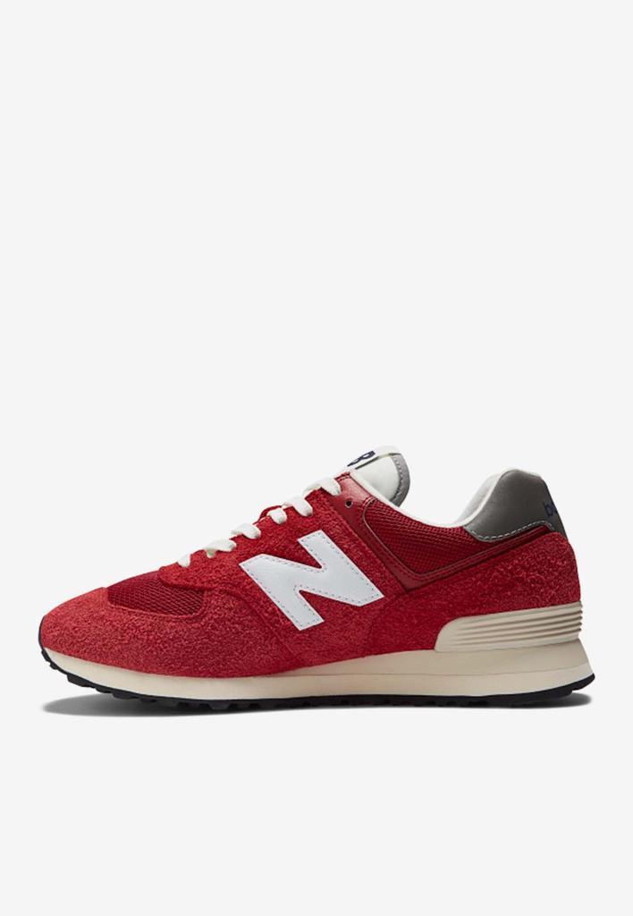 商品New Balance|574 Low-Top Sneakers in Varsity Red with White,价格¥938,第4张图片详细描述