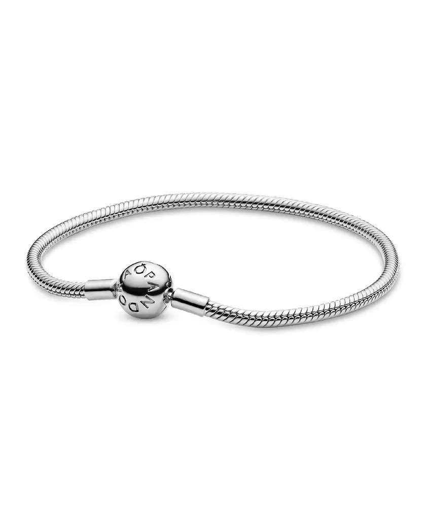 商品PANDORA|Moments Sterling Silver Snake Chain Bracelet,价格¥393,第1张图片