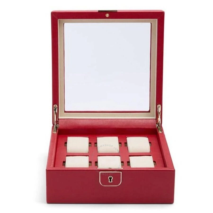 商品Wolf|Red Palermo 6-Unit Watch Box 213872,价格¥1498,第2张图片详细描述