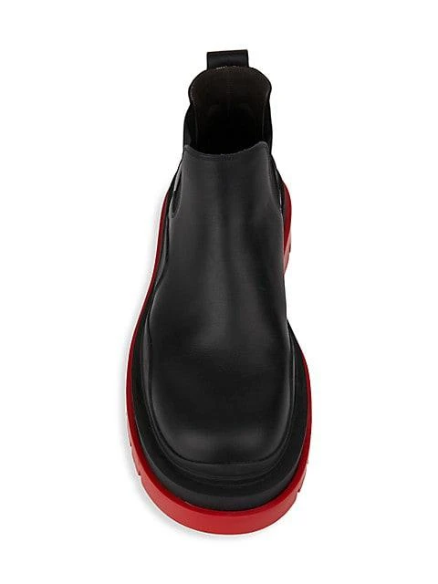 商品Bottega Veneta|Tire Leather Chelsea Boots,价格¥10116,第5张图片详细描述