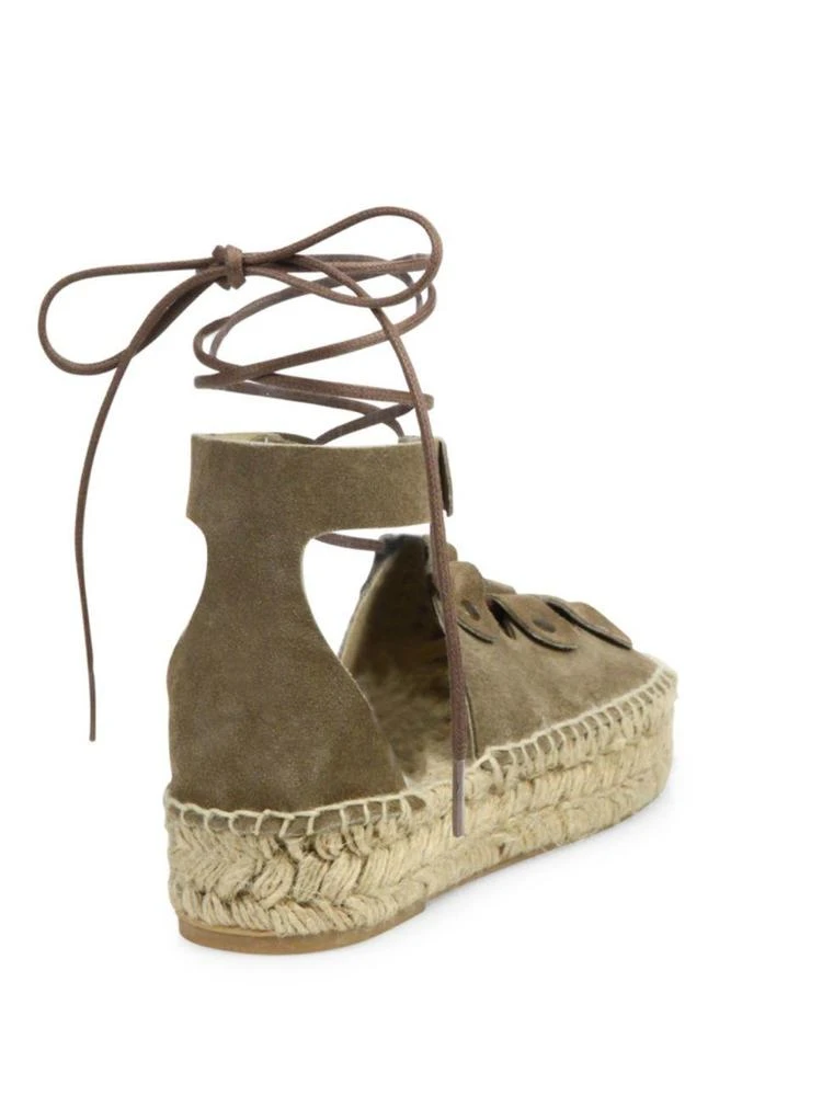 商品Soludos|Ghillie Suede Platform Espadrille Sandals 草编底凉鞋,价格¥314,第2张图片详细描述