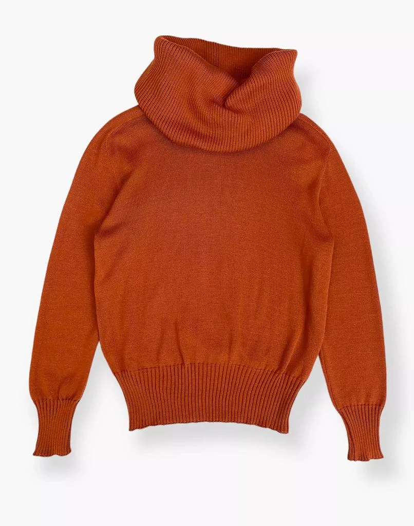 商品Madewell|BusyLadyBaca & The Goods 1980s Vintage Rust Mondi Jumbo Turtleneck Sweater,价格¥1815,第4张图片详细描述