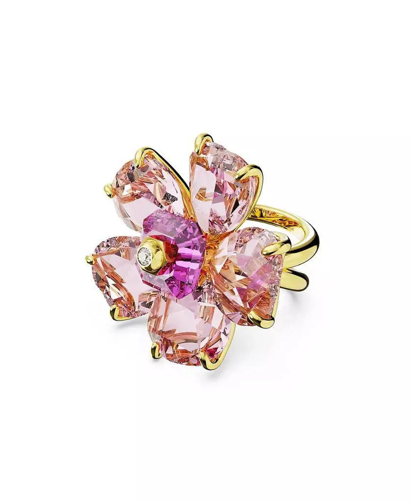 商品Swarovski|Crystal Flower Pink Florere Cocktail Ring,价格¥1488,第1张图片