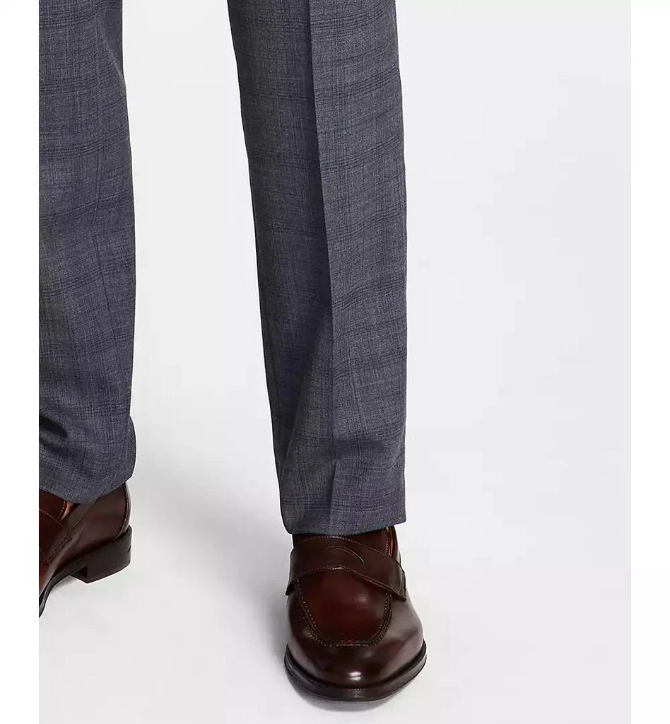 Men's Plaid Classic-Fit Wool-Blend Stretch Suit Separate Pants 商品