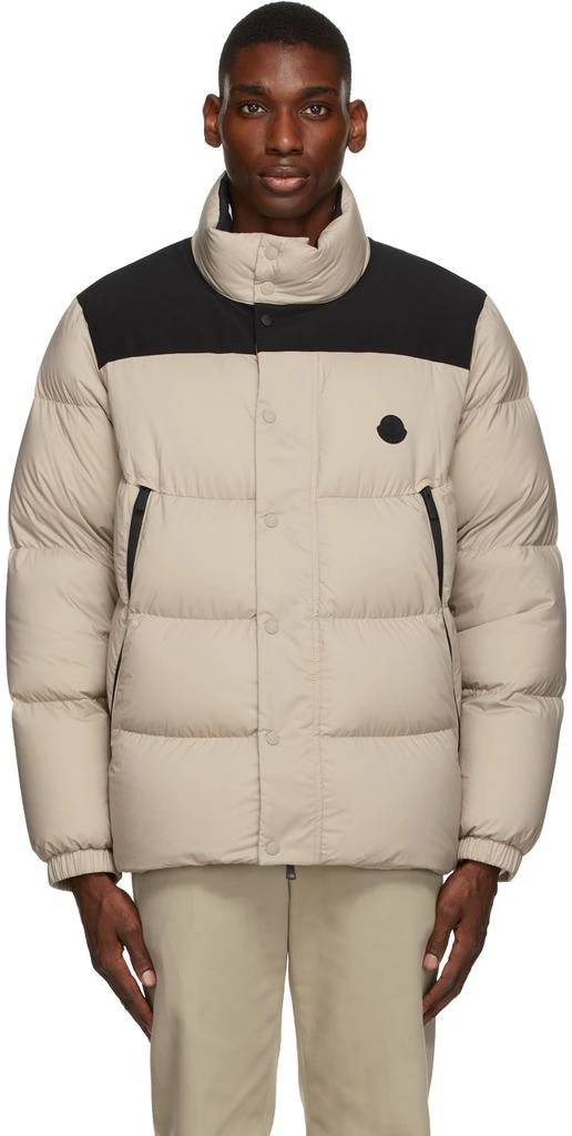 商品Moncler|Beige & Black Timsit Jacket,价格¥13821,第1张图片