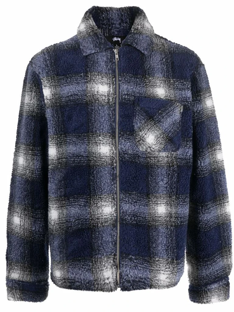 商品STUSSY|STUSSY - Checked Zipped Shirt,价格¥1372,第1张图片