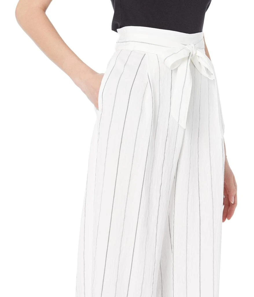 商品Vince|Soft Stripe Belted Pull-On Pants,价格¥2913,第3张图片详细描述