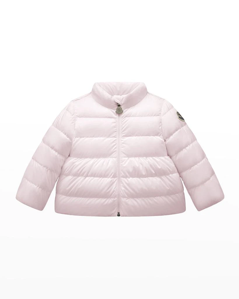 商品Moncler|Girl's Joelle Logo Quilted Jacket, Size 12M-3,价格¥2777,第1张图片