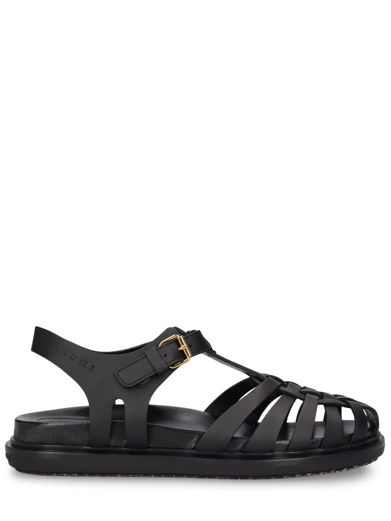 商品Marni|20mm Leather Fisherman Sandals,价格¥3997,第1张图片