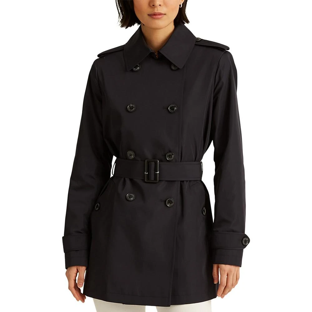 商品Ralph Lauren|Women's Petite Double-Breasted Belted Trench Coat, Created for Macy's,价格¥426,第1张图片