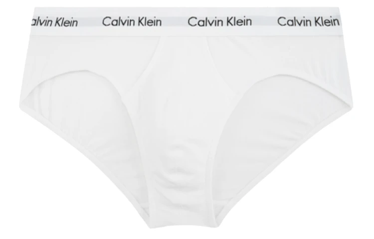 商品[国内直发] Calvin Klein|[预售3天]CALVIN KLEIN logo腰边舒适三角内裤 男款 三条装 黑白灰,价格¥258,第6张图片详细描述