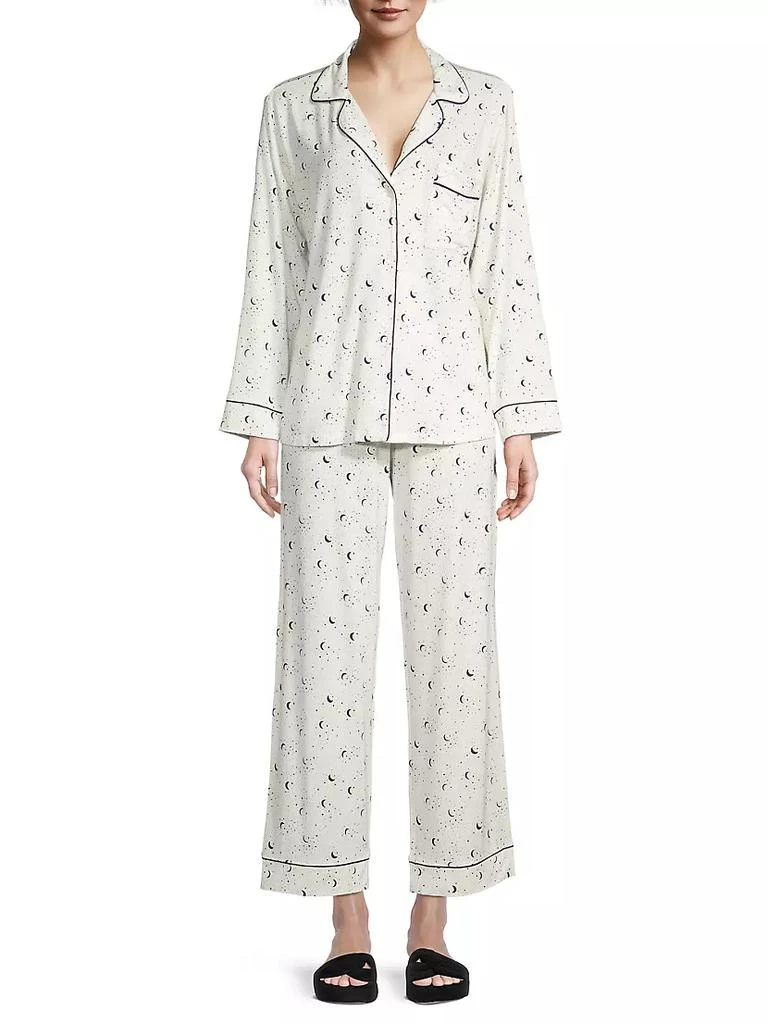 商品Eberjey|Gisele Moon-Printed Pajama Set,价格¥551,第3张图片详细描述