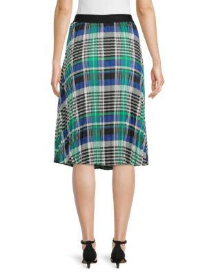 商品Karl Lagerfeld Paris|Plaid Pleated Midi Skirt,价格¥226,第2张图片详细描述