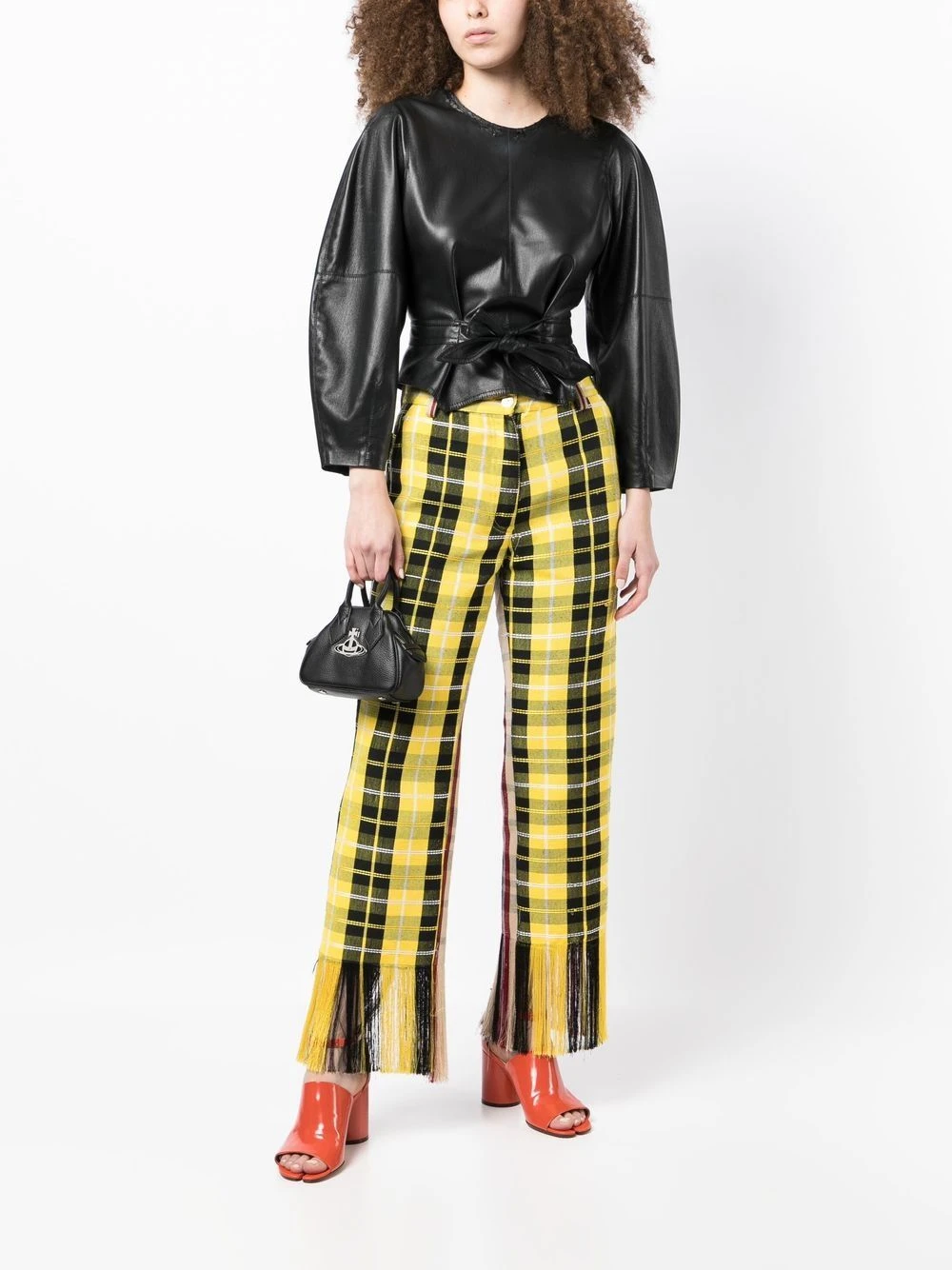 商品【商品预售7天】 Vivienne Westwood|Vivienne Westwood 女士手提包 45030009S000DN403 黑色,价格¥2256,第5张图片详细描述