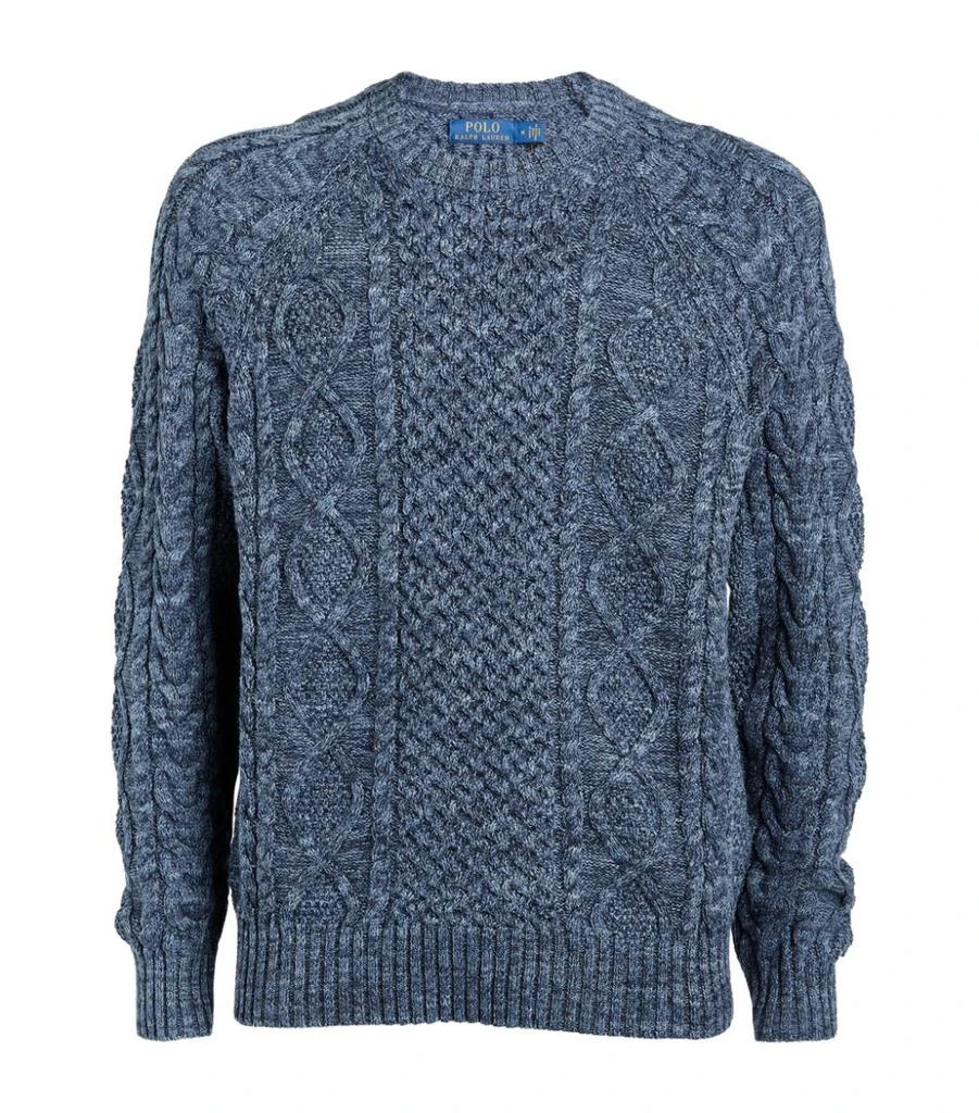 商品Ralph Lauren|Cotton Cable Knit Sweater,价格¥1811,第1张图片