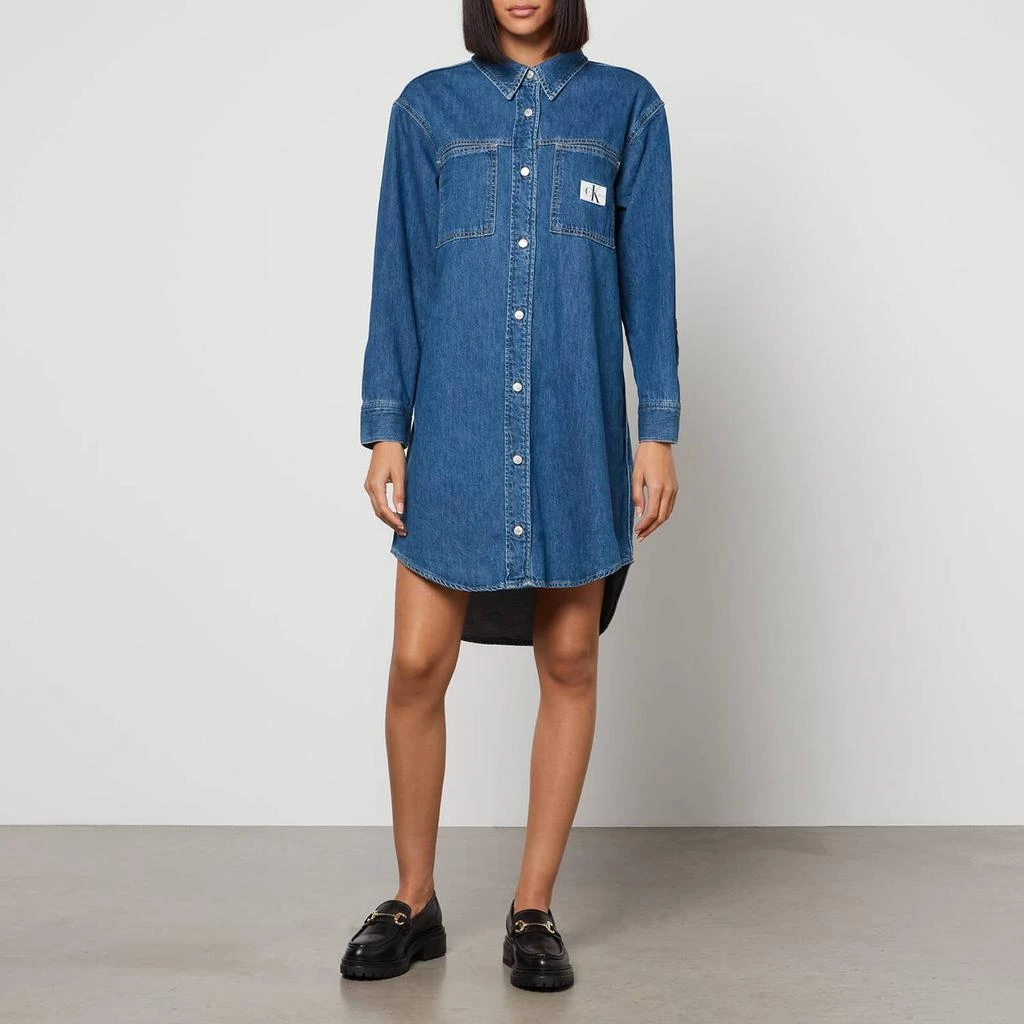 商品Calvin Klein|Calvin Klein Jeans Utility Shirt Dress,价格¥498,第3张图片详细描述