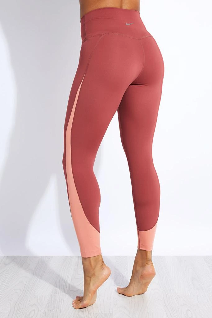 商品NIKE|Yoga Dri-FIT 7/8 Leggings - Madder Root/Canyon Rust/Grey,价格¥611,第2张图片详细描述