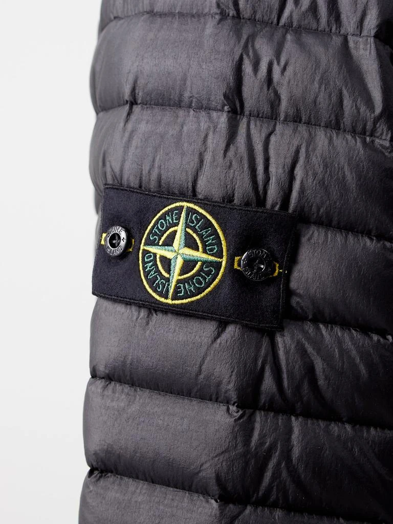 商品Stone Island|Logo-patch hooded quilted down coat,价格¥5245,第3张图片详细描述