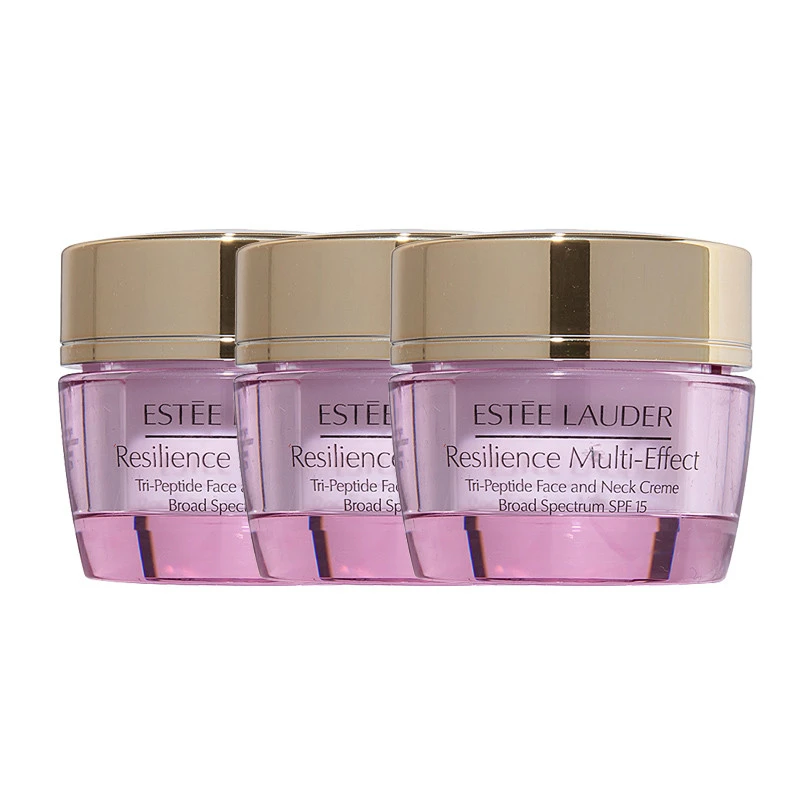 商品Estée Lauder|【3件包邮装】ESTEE LAUDER 雅诗兰黛 多肽日霜中小样 15ml*3,价格¥182,第1张图片