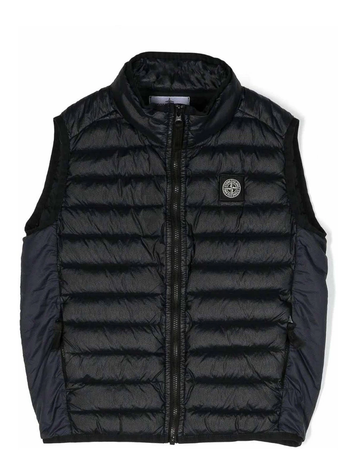 商品【预售7天】 Stone Island|Stone Island 男童马甲 7916G0224V0020 深蓝色,价格¥1216,第1张图片