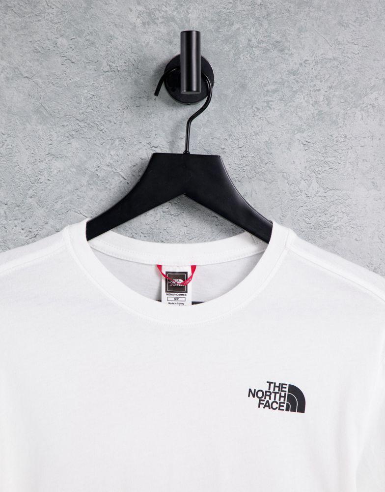商品The North Face|The North Face Red Box long sleeve t-shirt in white,价格¥184,第5张图片详细描述